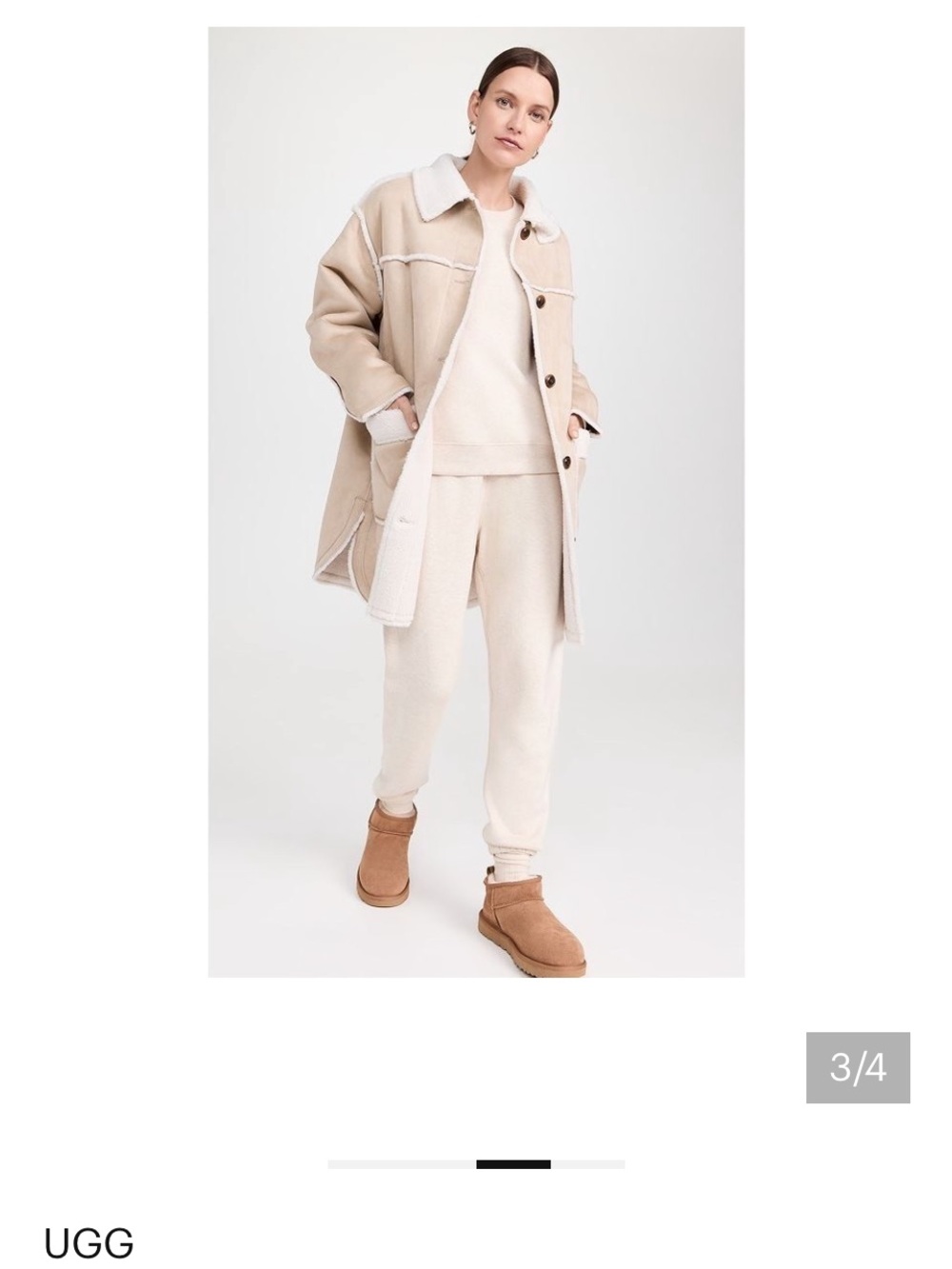 UGG Takara Luxefluff mid jacket - Picture 3 of 5